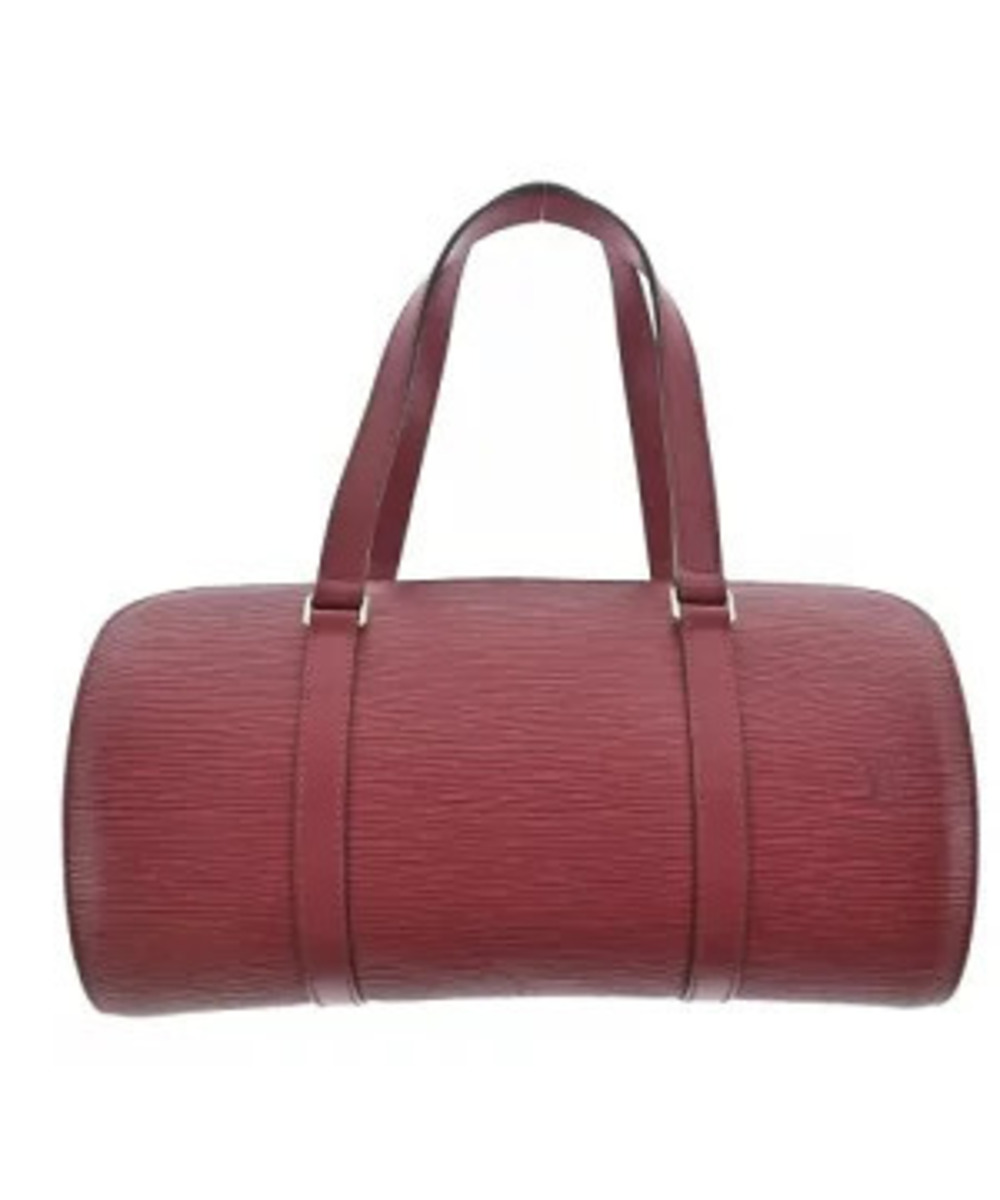 Louis Vuitton Soufflot Handbag red Epi leather